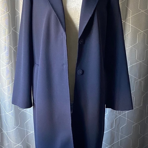 COPY - NWT-H&M LONG COAT-STREETWEAR-DARK BLUE-SIZ… - Picture 5 of 13